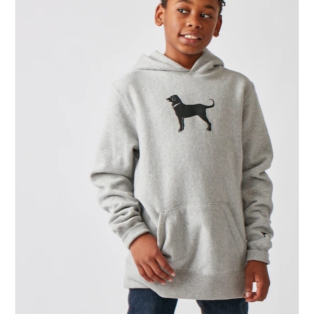 Black dog children’s XL sweatshirt
